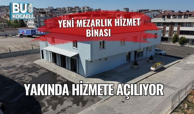 Yeni Mezarlık Hizmet Binası Yakında Hizmete Açılıyor