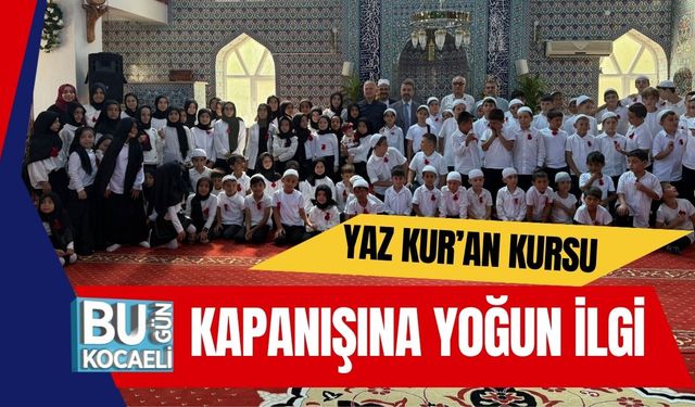 Yaz Kur’an Kursu Kapanışına Yoğun İlgi