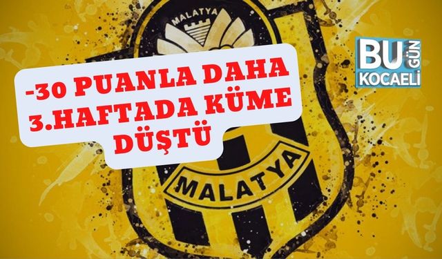-30 Puanla Daha 3.Haftada Küme Düştü