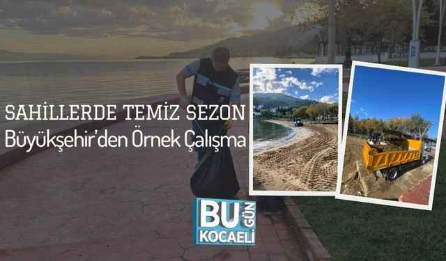 Sahillerde Temiz Sezon: Büyükşehir’den Örnek Çalışma