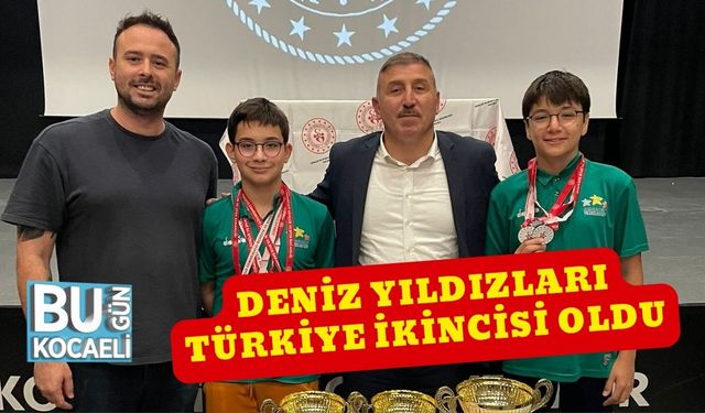 Deniz Yıldızları Türkiye İkincisi Oldu