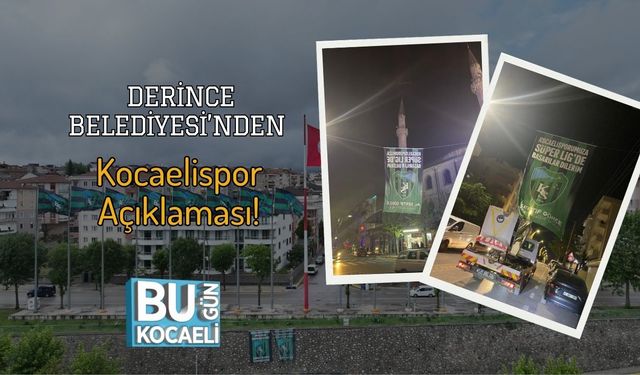Derince Belediyesi’nden Kocaelispor Açıklaması!