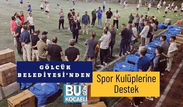 Gölcük Belediyesi’nden Spor Kulüplerine Destek