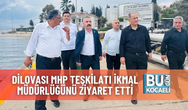 Dilovası MHP Teşkilatı İkmal Müdürlüğünü Ziyaret Etti