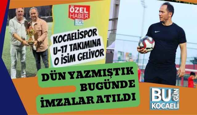 Dün Yazmıştık Bugünde İmzalar Atıldı
