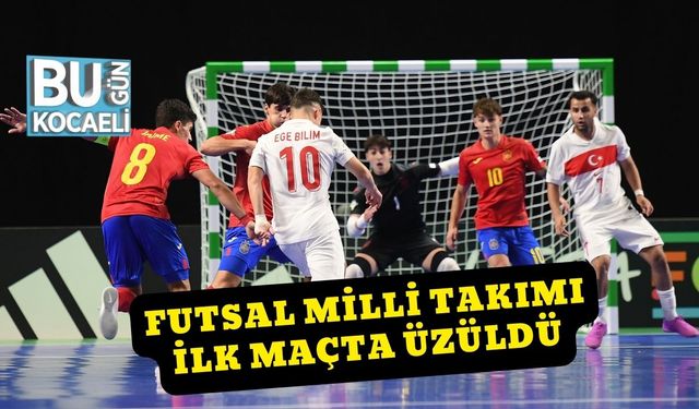 Futsal Milli Takımı İlk Maçta Üzüldü