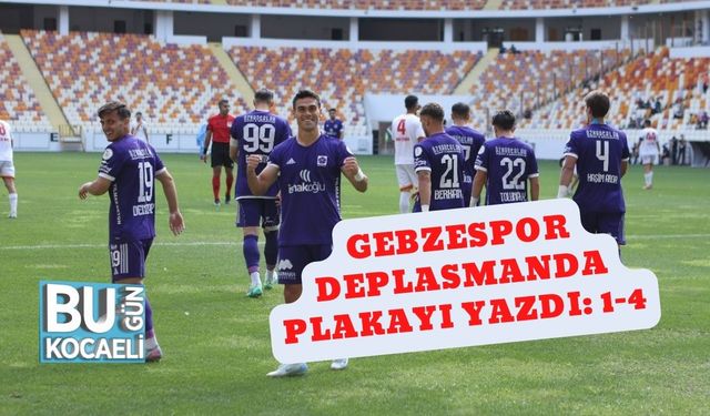 Gebzespor Deplasmanda Plakayı Yazdı: 1-4
