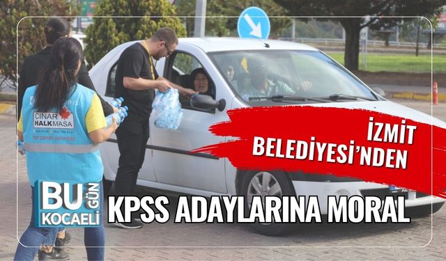 İzmit Belediyesi’nden KPSS Adaylarına Moral