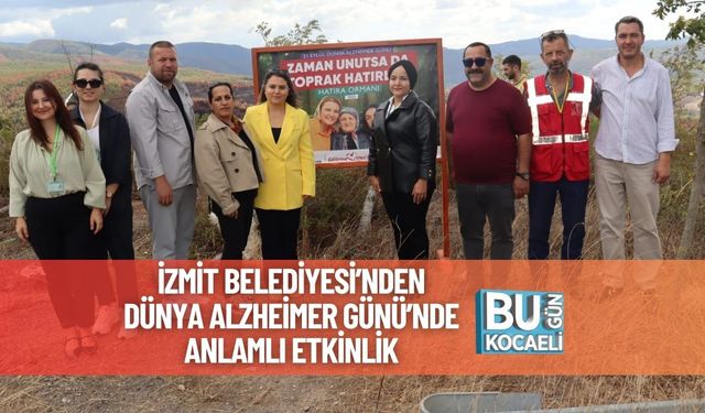 İzmit Belediyesi’nden Dünya Alzheimer Günü’nde Anlamlı Etkinlik