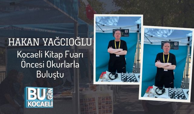Hakan Yağcıoğlu, Kocaeli Kitap Fuarı Öncesi Okurlarla Buluştu