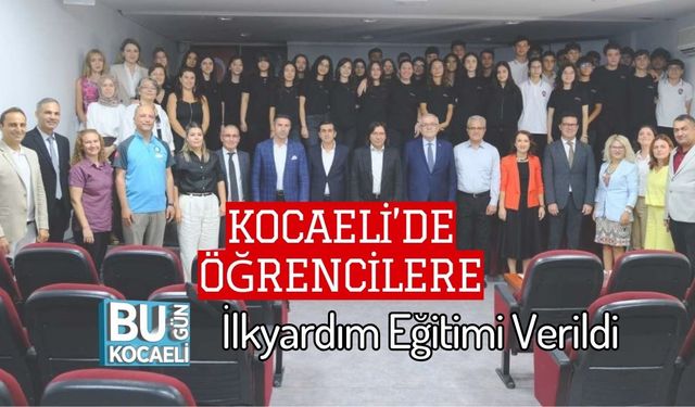 Kocaeli’de Öğrencilere İlkyardım Eğitimi Verildi