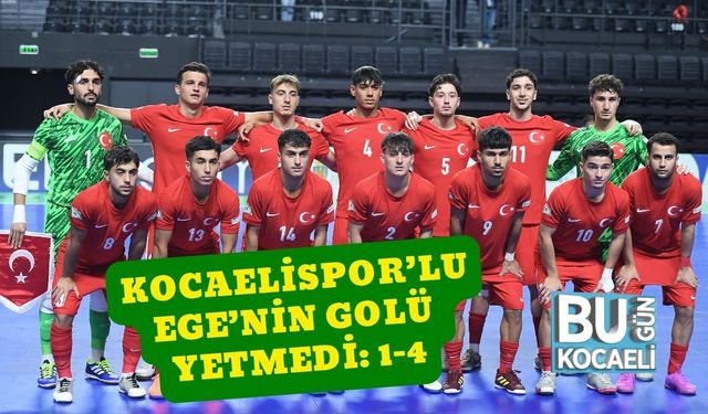 Kocaelispor’lu Ege’nin Golü Yetmedi: 1-4