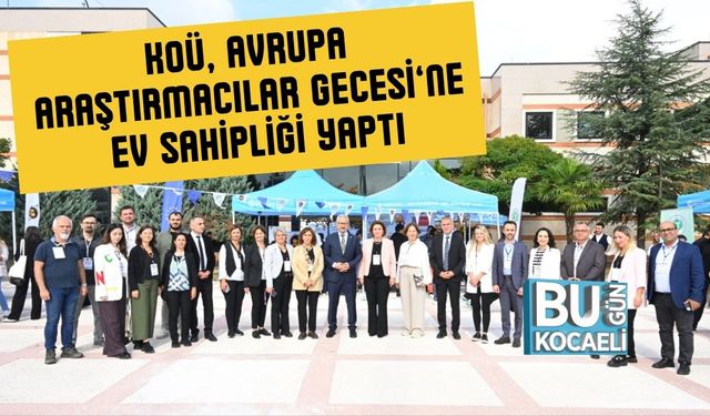 KOÜ, Avrupa Araştırmacılar Gecesi’ne Ev Sahipliği Yaptı