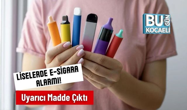 Liselerde E-Sigara Alarmı! Uyarıcı Madde Çıktı
