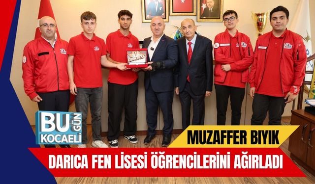 Muzaffer Bıyık Darıca Fen Lisesi Öğrencilerini Ağırladı