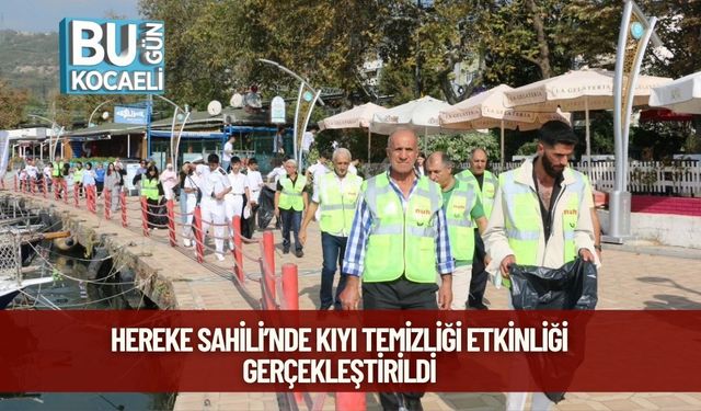 Hereke Sahili’nde Kıyı Temizliği Etkinliği Gerçekleştirildi
