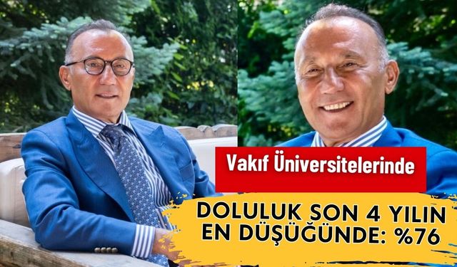 Vakıf Üniversitelerinde Doluluk Son 4 Yılın En Düşüğünde: %76