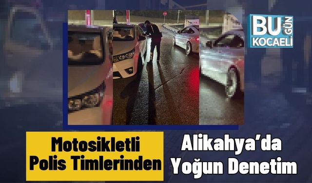 Motosikletli Polis Timlerinden Alikahya’da Yoğun Denetim