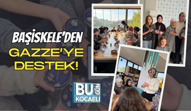 Başiskele’den Gazze’ye Destek: Öğrenciler El Emeğiyle Kermese Katkı Sağladı