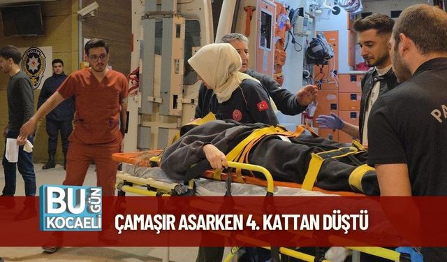 Çamaşır Asarken 4. Kattan Düştü