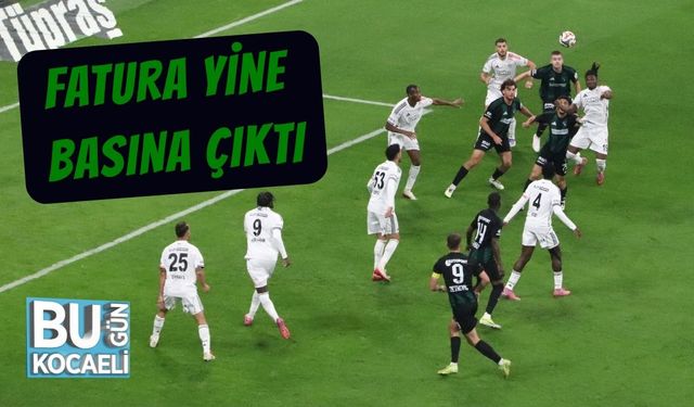 Fatura Yine Basına Çıktı