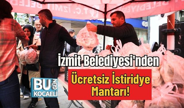 İzmit Belediyesi'nden Ücretsiz İstiridye Mantarı!