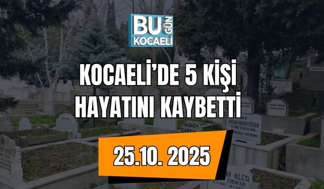 Kocaeli’de 5 Kişi Hayatını Kaybetti