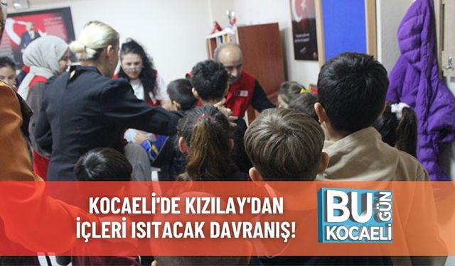 Kocaeli'de Kızılay'dan İçleri Isıtacak Davranış!