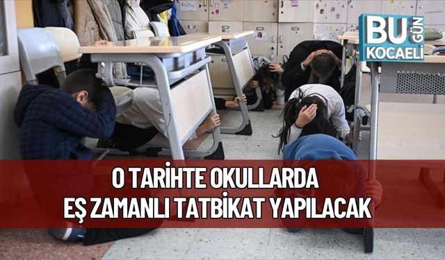 MEB'den Afet Bilincine Tam Destek: O Tarihte Okullarda Eş Zamanlı Tatbikat Yapılacak