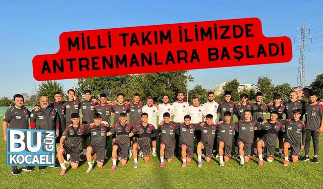 Milli Takım İlimizde Antrenmanlara Başladı
