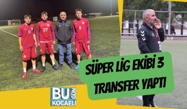 Süper Lig Ekibi 3 Transfer Yaptı