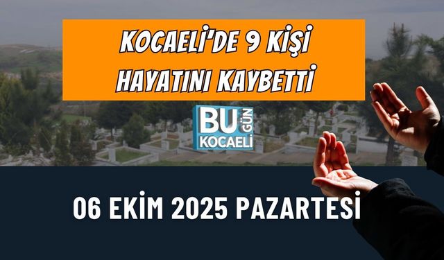 Kocaeli’de 9 Kişi Hayatını Kaybetti