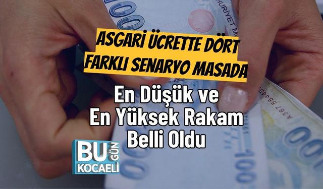 Asgari Ücrette Dört Farklı Senaryo Masada: En Düşük Ve En Yüksek Rakam Belli Oldu