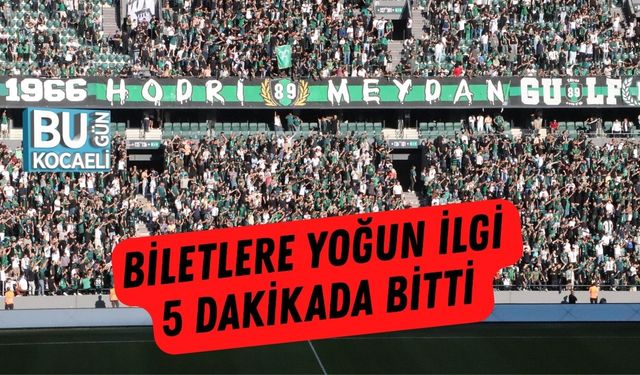 Biletlere Yoğun İlgi 5 Dakikada Bitti