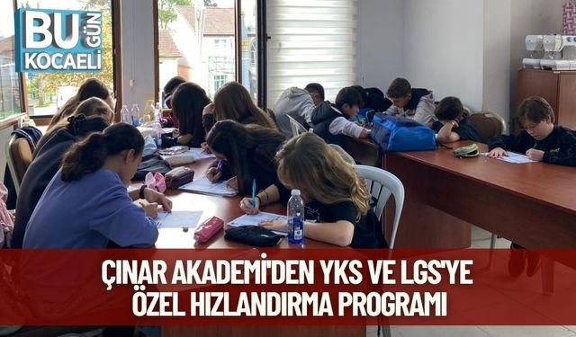 Çınar Akademi'den YKS Ve LGS'ye Özel Hızlandırma Programı