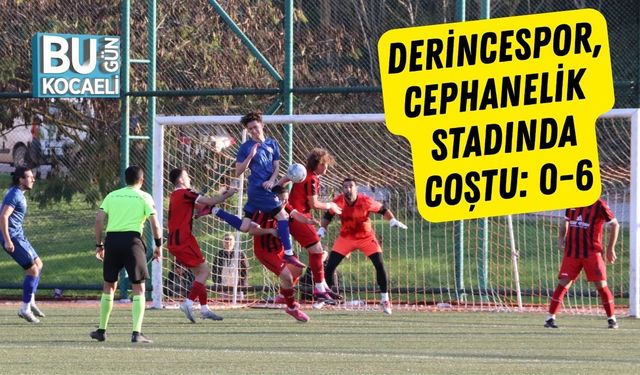 Derincespor, Cephanelik Stadında Coştu: 0-6