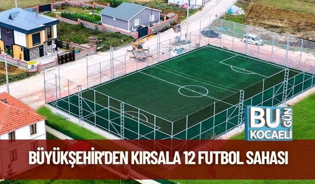 Büyükşehir'den Kırsala 12 Futbol Sahası