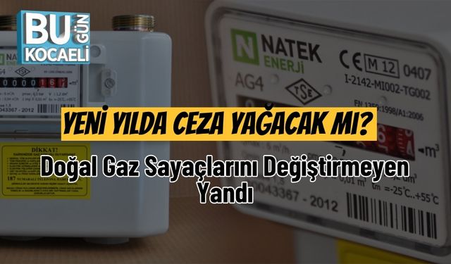 Yeni Yılda Ceza Yağacak Mı? Doğal Gaz Sayaçlarını Değiştirmeyen Yandı