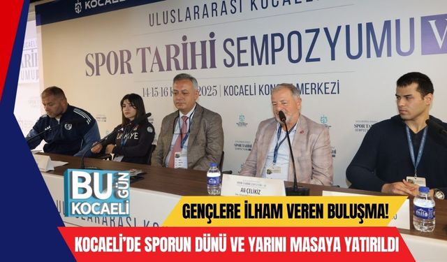 Gençlere İlham Veren Buluşma! Kocaeli’de Sporun Dünü ve Yarını Masaya Yatırıldı