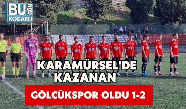 Karamürsel'de kazanan Gölcükspor Oldu 1-2