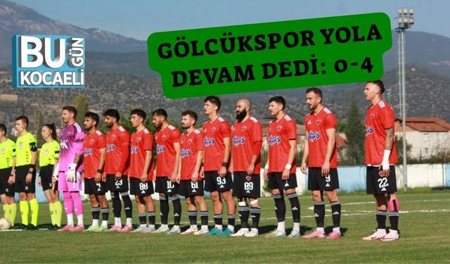 Gölcükspor Yola Devam Dedi: 0-4