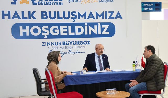 BAŞKAN BÜYÜKGÖZ HALKLA BULUŞTU