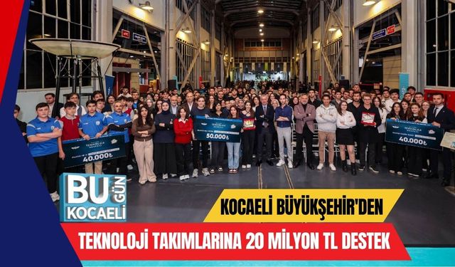 Kocaeli Büyükşehir'den Teknoloji Takımlarına 20 Milyon TL Destek