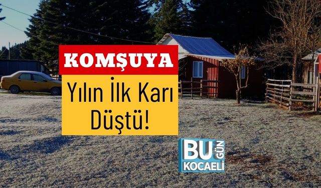 Komşuya Yılın İlk Karı Düştü!