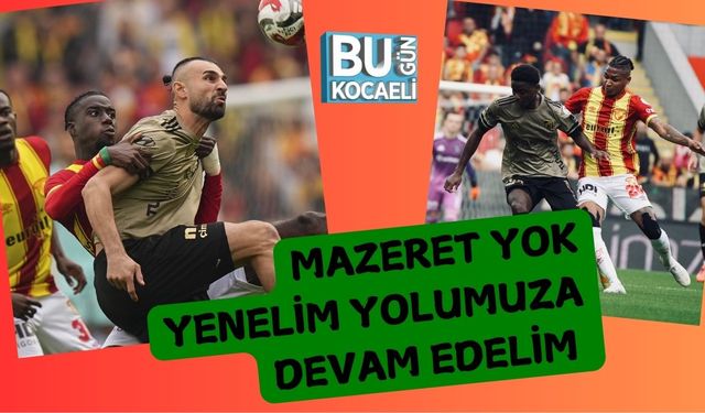 Mazeret Yok, Yenelim Yolumuza Devam Edelim