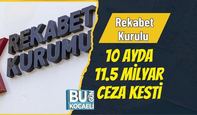 Rekabet Kurulu 10 Ayda 11.5 Milyar Ceza Kesti