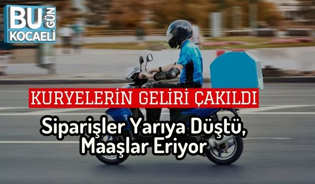 Kuryelerin Geliri Çakıldı: Siparişler Yarıya Düştü, Maaşlar Eriyor