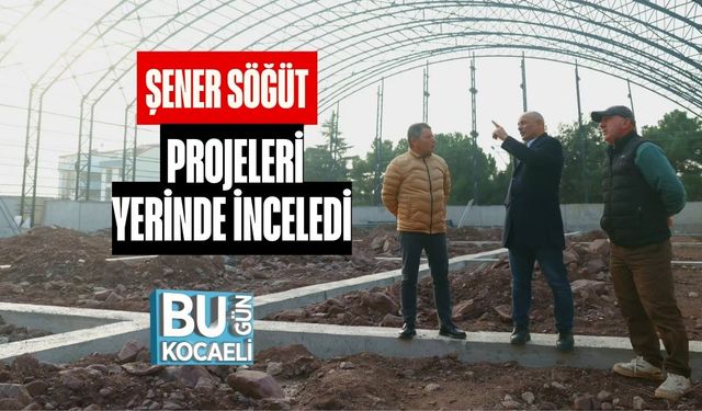 Şener Söğüt Projeleri Yerinde İnceledi