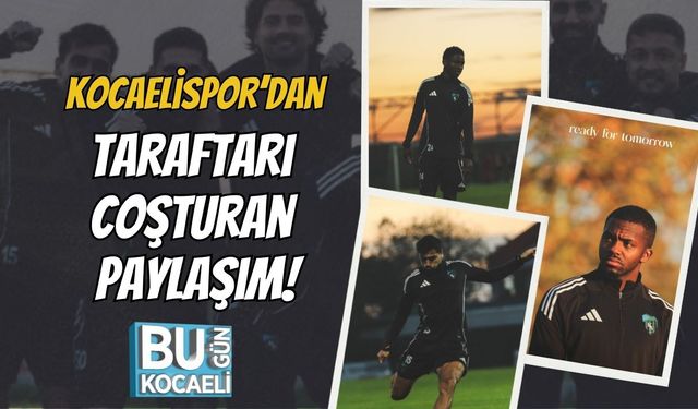 Kocaelispor’dan Taraftarı Coşturan Paylaşım!