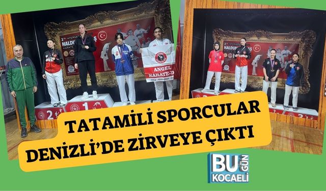 Tatamili Sporcular Denizli’de Zirveye Çıktı